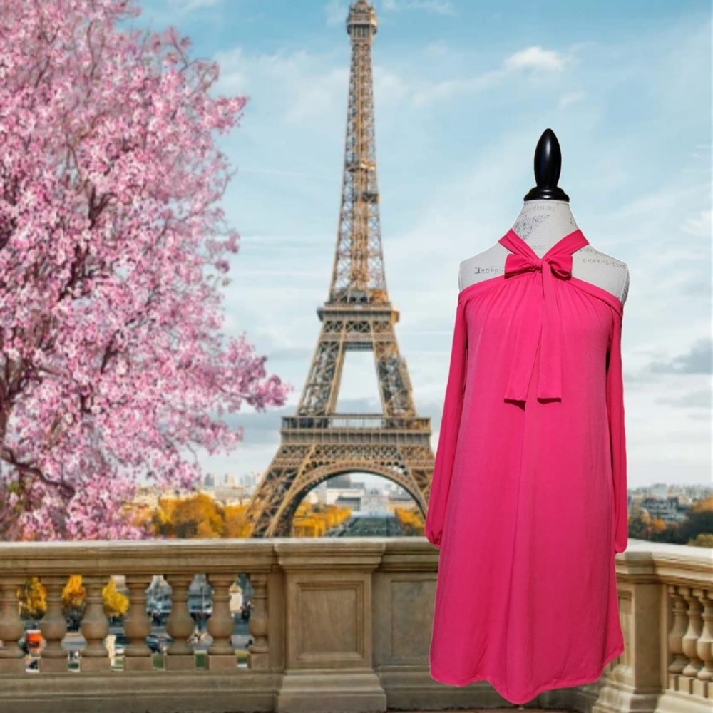 MICHAEL KORS dress in fuchsia color size S